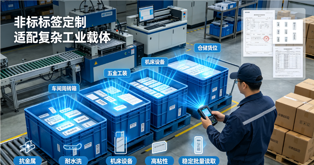 工厂仓储一体化数字方案，广东鑫业智能标签联动智能卡一站式配套