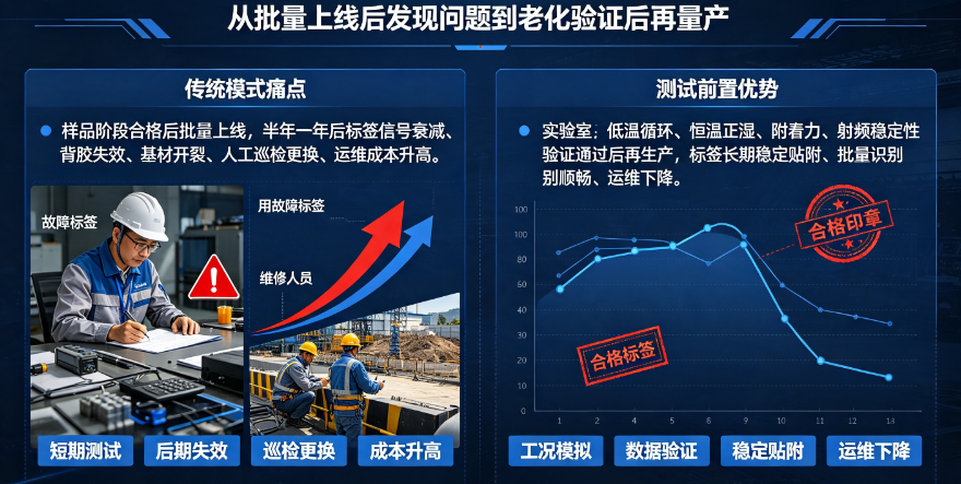 前置耐老化测试，降低仓储运维成本｜广东鑫业智能标签